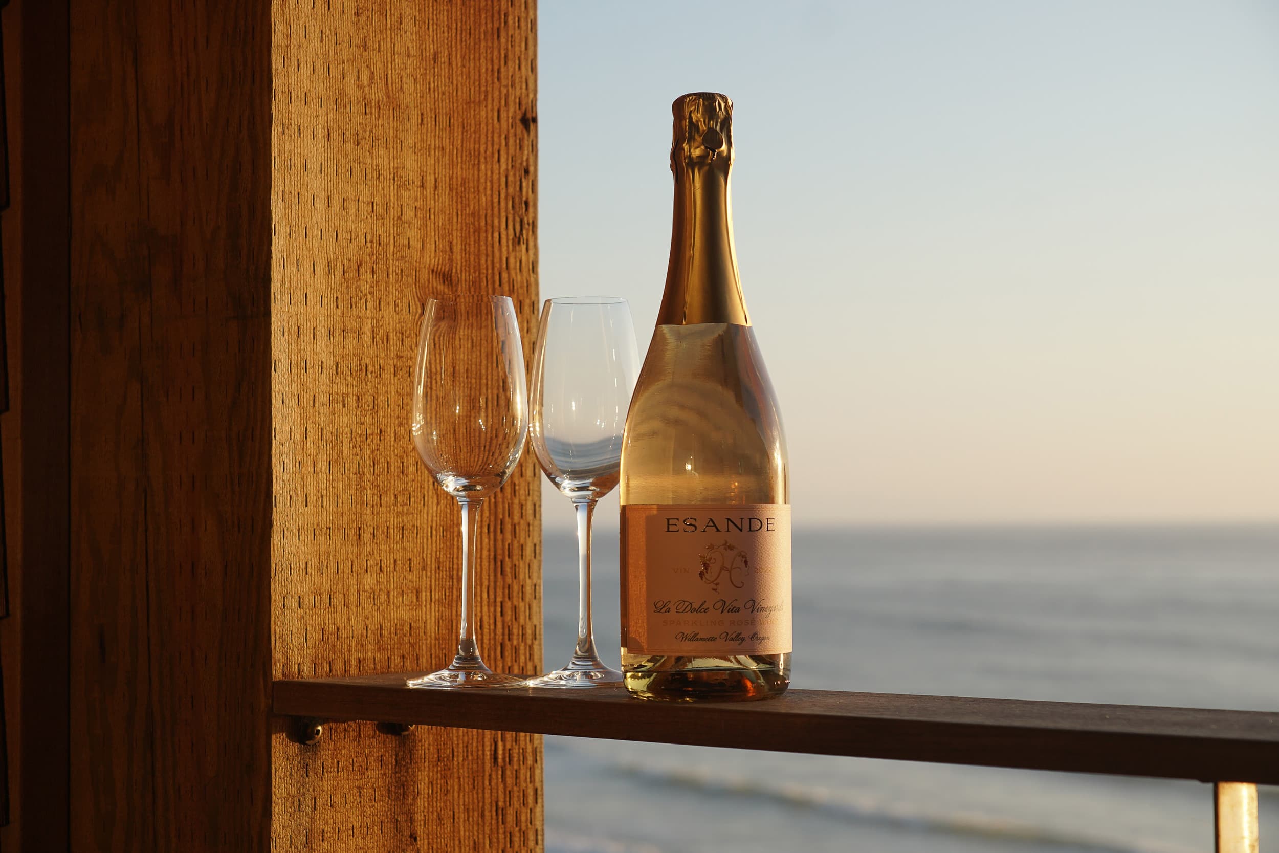 Champagne On The Balcony