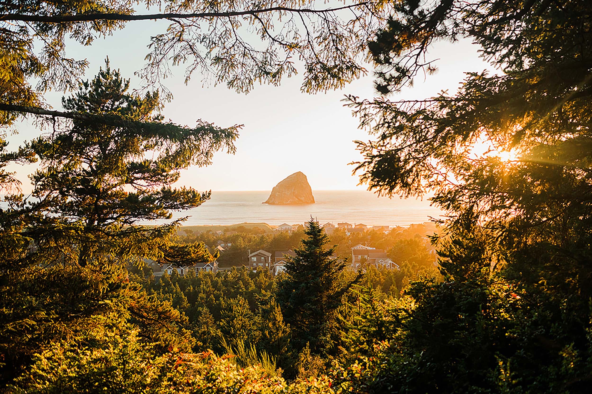 Pacific City Pathways with a view of Haystack Rock